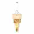 7586476 52231 Benzara Outstanding Capize Metal Chandelier New 758647522316