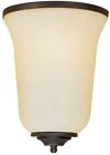 5291-rbz Millennium Lighting Sconce Rubbed Bronze Turinian Scavo Glass 0842639006752