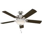 53360 Hunter 52 Indoor Brushed 0049694533609