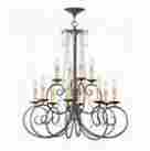 5212-dr-cl-saq 53388 Crystorama Dark Rust Spectra Crystal Candle Chandelier Id 633779009853