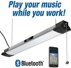 54569141 Commercial Electric Workshop Light Speakers Led Bluetooth Music 0849489001807