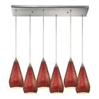 546-6rc-rby-crc Elk Curvalo 6-light Pendant With