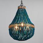 549973 Cpwm Turquoise Wood Bead 600154364715