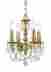 5504-ag-cl-s 784497582880 Crystorama Lighting Group Gramercy 4lt Mini-chandelier Aged Brass With Swarovski Elements