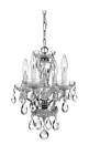 5534-ch-cl-saq Crystorama 4-light Mini Chandelier