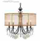 5625-eb Crystorama Hampton Five Light Candelier