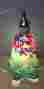 571-654 Hampton Bay 16 Blown Glass Flower Multicolor Pendant Lamps With Brushed Nickel Finish 092903283505