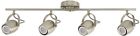 4-dimmable 58957 Globe Electric Track Lighting Led Light Brushed Nickel 0058219589571