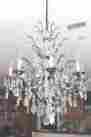 59523 Bordeaux Collection Schonbek Bronze Large Crystal Chandelier Style