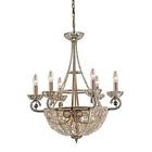 5967 6 748119596761 Elk Lighting 4 10 Light Chandelier Dark Bronze
