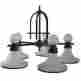 87-2299tz 5light Trademark Poker Kichler Hand Painted 5 Chandelier-tannery Bronze