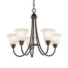 5lt Kichler Olde Chandelier 42884oz Nicholson Lighting Bronze Finish