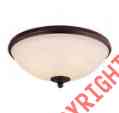 6-5787-15-13 Mount House Light Flush Savoy Bronze English Ceiling Lighting