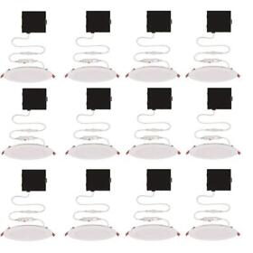 91478 6 In. Selectable New Construction And Remodel Ultra Slim Canless Recessed Led