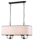 Wi345529 6-lt Bronze 3455-29 Imports Island Pendant World Euro Colonial