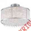 Dvp8512ch-cry 6 Semi-flush Light Lighting Crystal Dvp8512 Clear Dvi Sparxx Chrome Width 16"