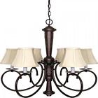 60-101 Nuvo Lighting Six Light Chandelier Ceiling Fans 045923601019