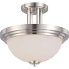 60-4107 Nuvo Lighting Brushed Nickel 045923641077
