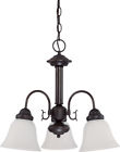 60-43332 Nuvo Lighting Ballerina Light Dimmable Led Inch Mahogany Bronze Chandelier