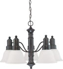 60-43333 Nuvo Lighting Gotham Light Dimmable Led Es Mahogany Bronze And
