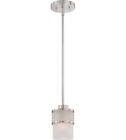 60-4688 Nuvo Lighting New Fusion Mini Pendant Brushed Nickel 045923646881