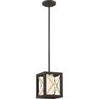 60-6135 Nuvo Lighting Single Light Wide Mini Pendant 045923661358