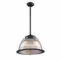 60014-1 Halophane Elk Lighting Mini Pendant Light In Aged Bronze 830335007920