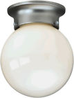Lw600040155 6004-01-55 Forte Lighting Brushed Nickel Flush Mount With Oval 0421185081002