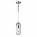 60054-1 Elk Lighting Menlow Park 1 Light Pendant In Polished Chrome 3 Count