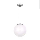 6022en3-04 Sea Gull Lighting Hanging Globe Light Pendant Satin 785652050459