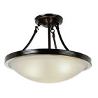 6210 Rob Trans Globe Lighting Moon Glow Flush Mount 736916202817