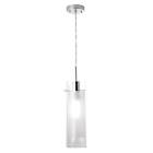 64023 Globe Electric Sydney Polished Chrome Clear Glass Hanging 058219640234