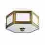 6410-agb Nassau Hudson Valley Lighting 6410 Aged Brass 1 Light Flushmount Ceiling Fixture 806134135034