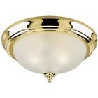 6430300 Interior Ceiling Fixture Polished Brass Finish With 030721643033