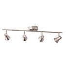 19540-000 650123 Styleselections Style Selections Seekott In Brushed Nickel Led Fixed Track
