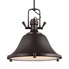 6514403ble-710 Sea Gull Lighting 21.75-in Burnt
