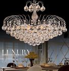 652043213772 Unbranded Crystal Chandelier Modern Elegant Pendant Lamp Ceiling