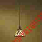 65266 Kichler Lighting Woodbury Collection Stone And Tiffany Glass Mini Pendant