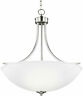 6616504en3-962 Sea Gull Lighting Geary Led Pendant Brushed Nickel 785652060649