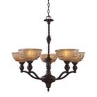 66197-5 66197 Elk Lighting Norwich Chandelier In Oiled Bronze 830335010784