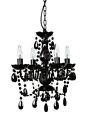 682962248494 Gypsy Color Original Light Small Black Chandelier Metal