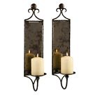 6948-2 2 - Sconces Imax Set Mirror Sconce Wall Hammered