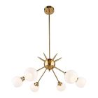 6tg-03 Housen Solutions Sputnik Chandelier Contemporary Chandeleir Hanging Led 742010046073