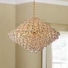 6x919 Vienna Full Spectrum Essa 32 Wide Gold Crystal Pendant Chandelier 736916610537