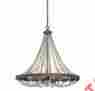 7-7406-5-39 Savoy House Mallory 5-light Pendant In Fossil Stone Finish