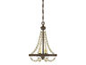 7-7407-2-39 Savoy House Mallory Beaded Chandelier Fossil Stone 822920275616