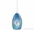 700mpfirepc 700mpfirpc Firebird Pendant Tech Lighting Art Glass Chrome W Blue Shades 2qty