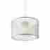 700tddlnpwws-cf277 700tddlnpww-cf277 Dillon Tech Lighting Satin Nickel White Translucent Organza 0884655071260