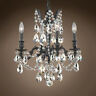 701578-017 Joshua Marshal Versailles Light Dark Bronze Chandelier Clear 778477169161