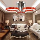 710619227872 Unbranded Round Crystal Led Ceiling Light Pendant Flush